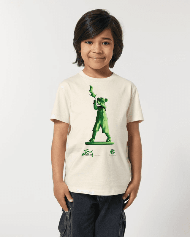 Joy Soldiers™ - Kids T-shirt &#039;Let It Burn&#039; - Cream